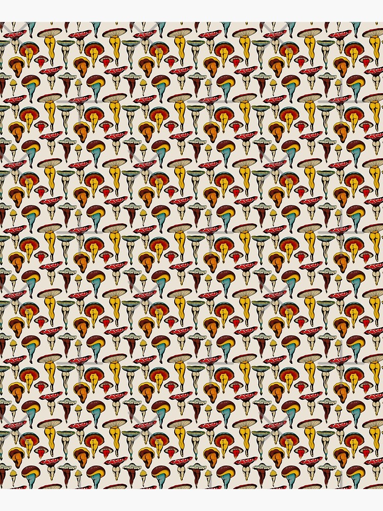 Sexy mushrooms tattoo flash by ceciliagranata