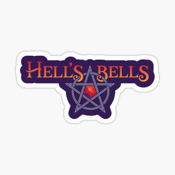 Hell's Bells Dresden Files Inspired Sticker - Laptop Sticker, Hydroflask Sticker Sticker