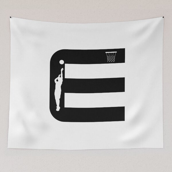 Item preview, Personalized Basketball Initial E designed and sold by TheFamilyVan.