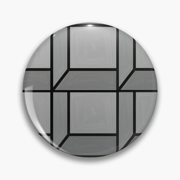 Item preview, Gray Geometric Cube Pattern Print designed and sold by MCMXCV-PROJECT.