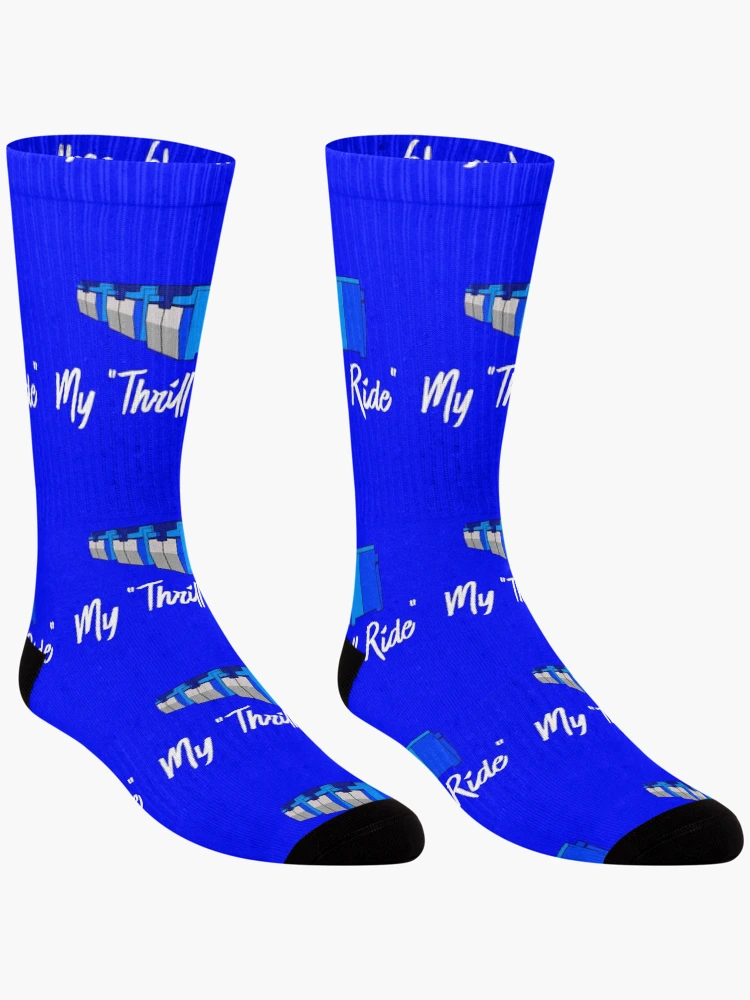 Thumbnail 3 of 5, Socks, My "Thrill Ride" designed and sold by WedFanBlog.