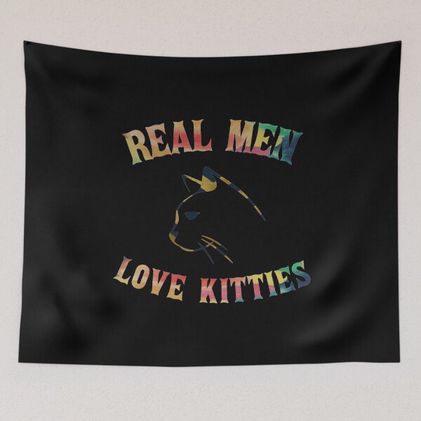 Item preview, Real men love kitties designed and sold by Monkey204.
