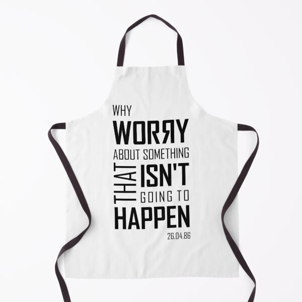 Item preview, Why Worry - typography Chernobyl tv show designed and sold by leftoverprints.