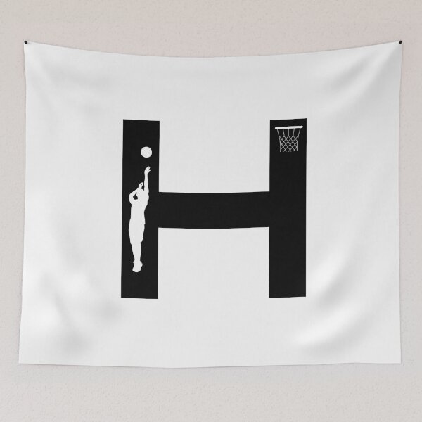 Item preview, Personalized Basketball Initial H designed and sold by TheFamilyVan.
