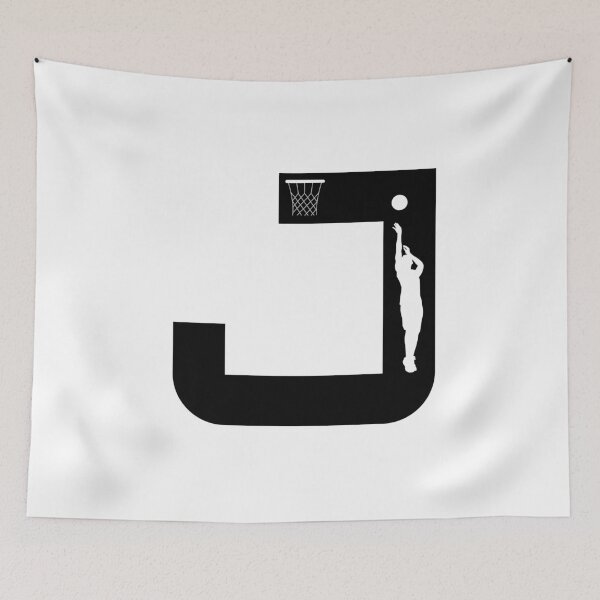 Item preview, Personalized Basketball Initial J designed and sold by TheFamilyVan.
