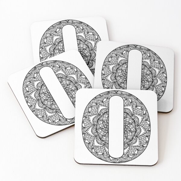 Item preview, Mandala Letter O designed and sold by lizashev.
