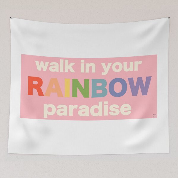 Item preview, Pink Rainbow Paradise designed and sold by Isabella Adams.
