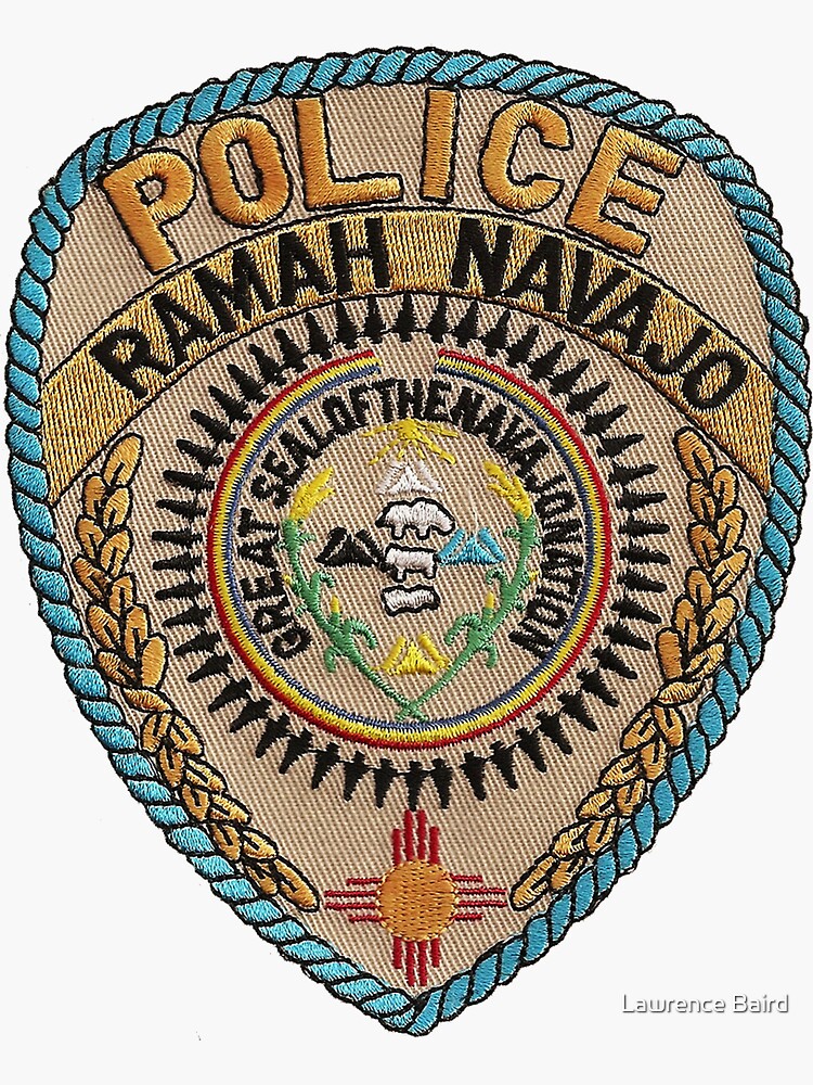 Pegatina «Policía Tribal Ramah Navajo» de lawrencebaird Redbubble