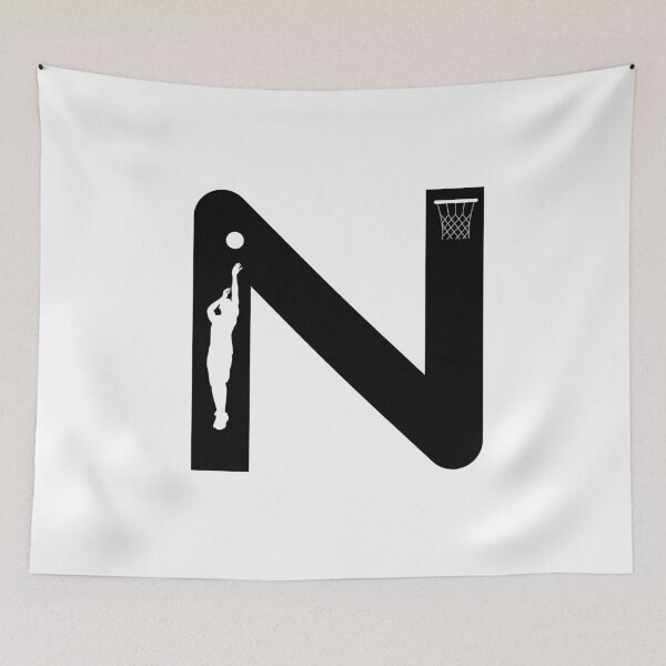 Item preview, Personalized Basketball Initial N designed and sold by TheFamilyVan.