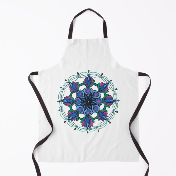 Artikelvorschau, Mandala Floral Blues entworfen und verkauft von KStevensonart.