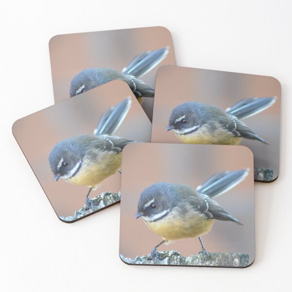 Item preview, Fantail on the fence-New Zealand Birds designed and sold by lizdomett.
