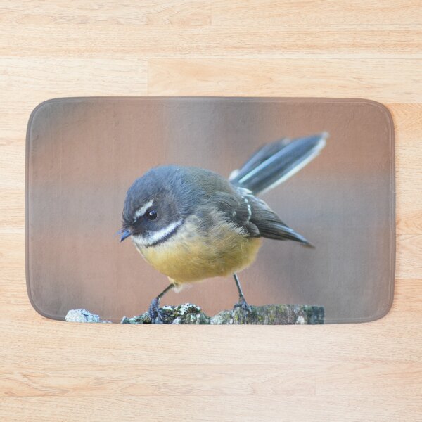 Item preview, Fantail on the fence-New Zealand Birds designed and sold by lizdomett.
