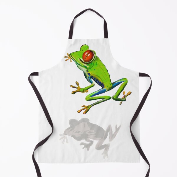 Item preview, Cute Funny Froggy toad toads Green Red eyed tree frogs optical illusion rain forest science fiction gift Lizard dragon zoology frog designed and sold by Artonmytee.