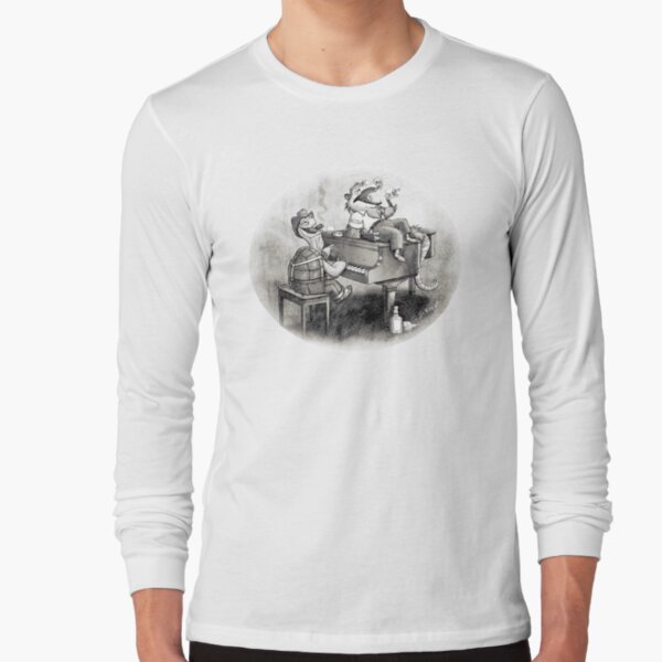 Tortoise and possum's night out. Long Sleeve T-Shirt