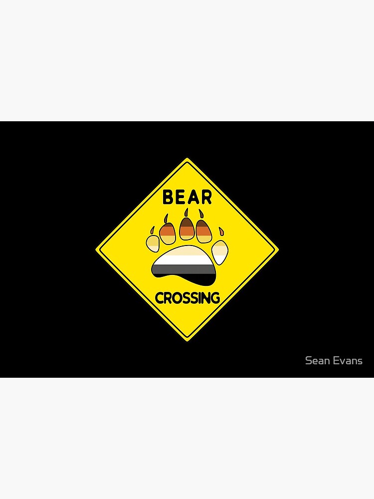 Bear Crossing Bear Pride Decal Mask By Dysperdis Redbubble - roblox gay decal