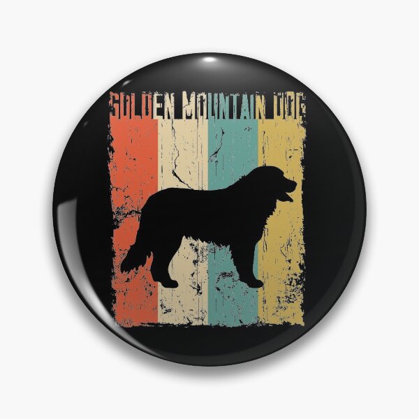 Artikelvorschau, golden mountain Vintage Retro Classis Dog Lover Gift entworfen und verkauft von rafaeltto.