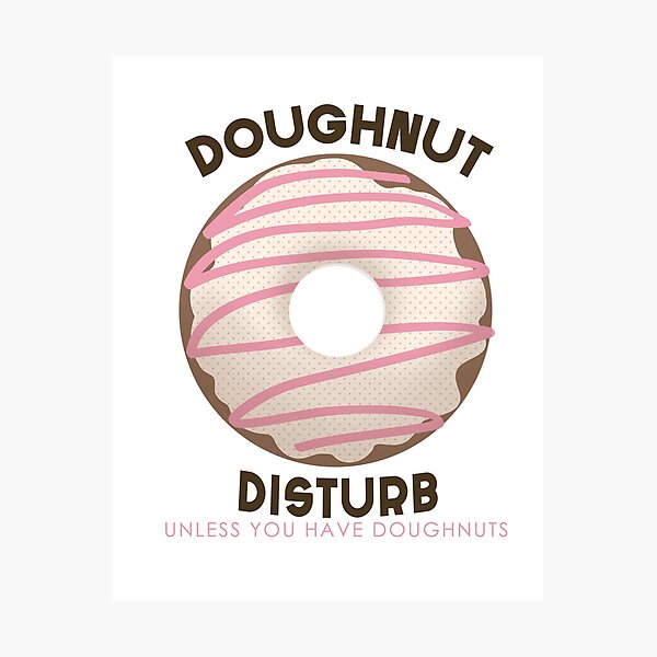 Doughnut Distburb Photographic Print
