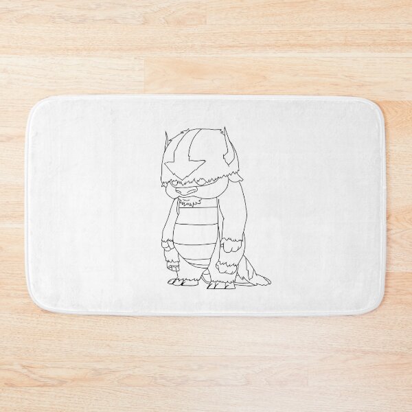 Item preview, Standing Appa: Avatar The Last Airbender (Black) designed and sold by aolaniiss.