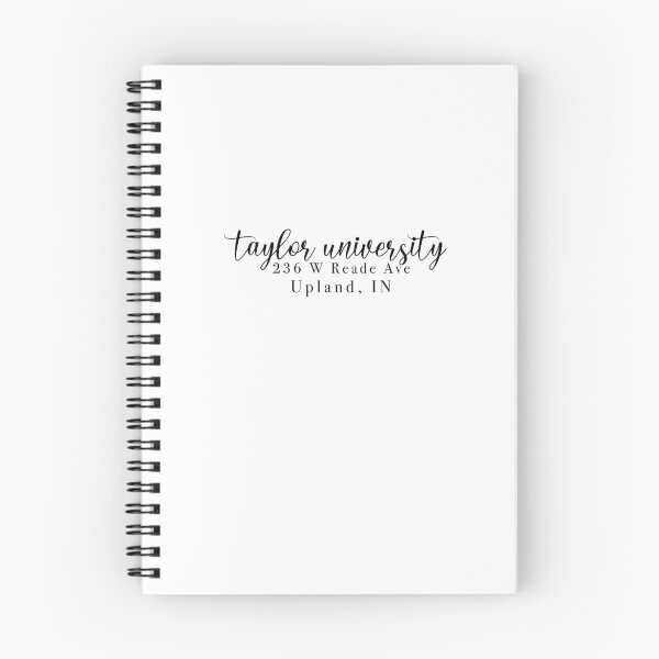 Item preview, Taylor University Address designed and sold by ArtByAbriana.