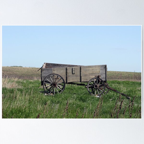 Item preview, Abandoned Grain Wagon in a Field designed and sold by rhamm.