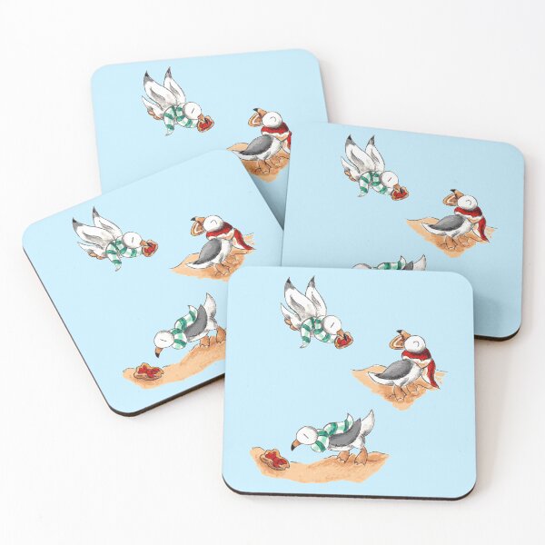 Item preview, Sugar Cookie Seagulls designed and sold by KOKeefeArt.