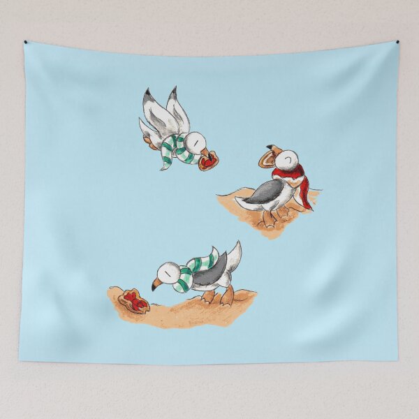 Item preview, Sugar Cookie Seagulls designed and sold by KOKeefeArt.