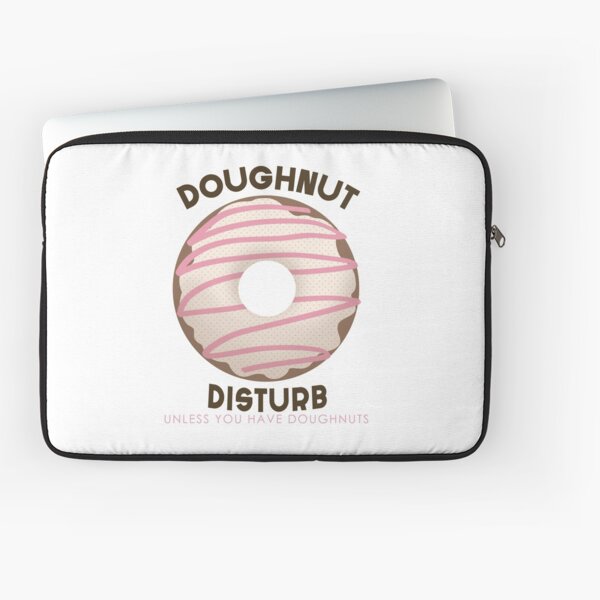 Doughnut Distburb Laptop Sleeve