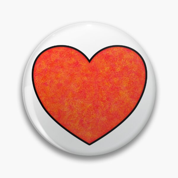 Item preview, Vibrant Heart with Black Outline designed and sold by Smaragdas.