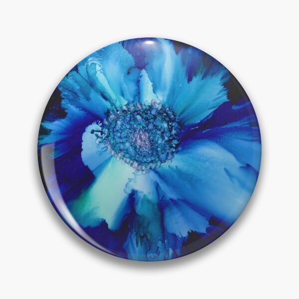 Item preview, Flowerscape Blue Lustre designed and sold by Lgrogan.
