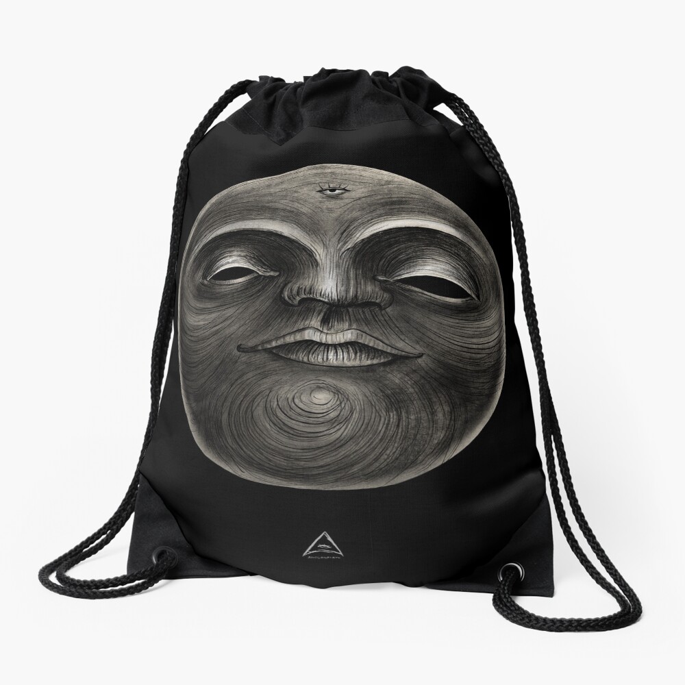 Voodoo moon Drawstring Bag