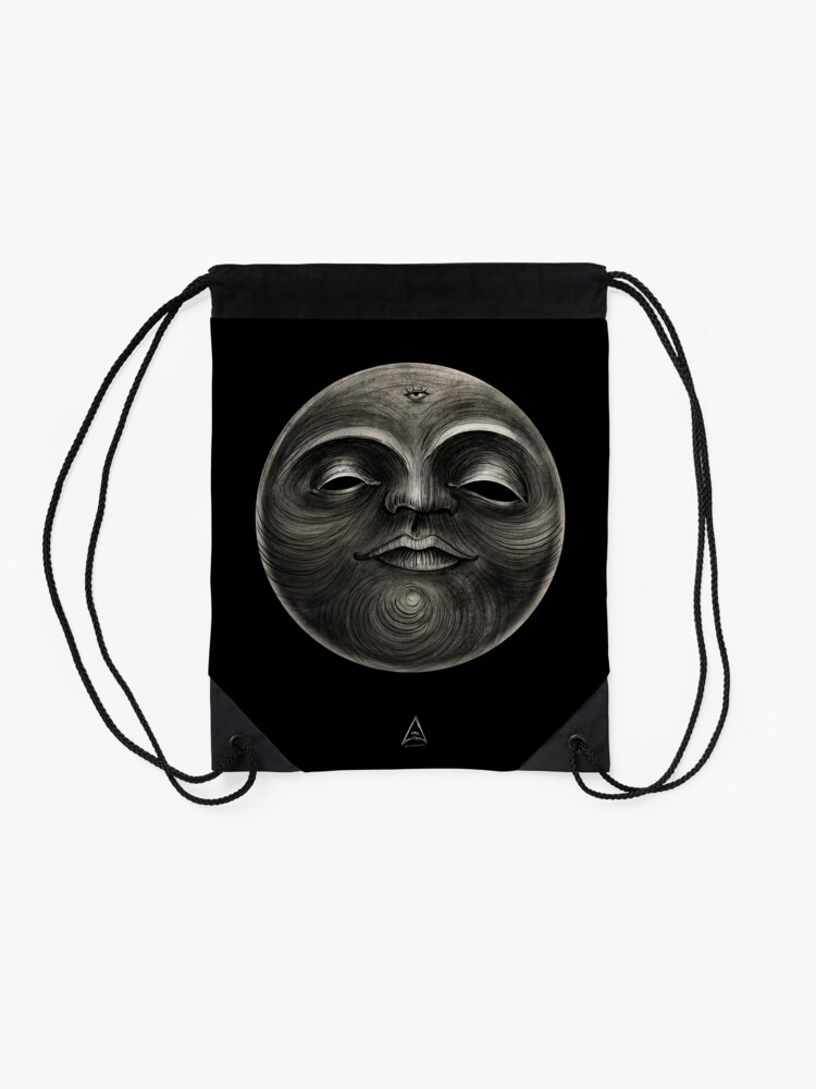 Alternate view of Voodoo moon Drawstring Bag