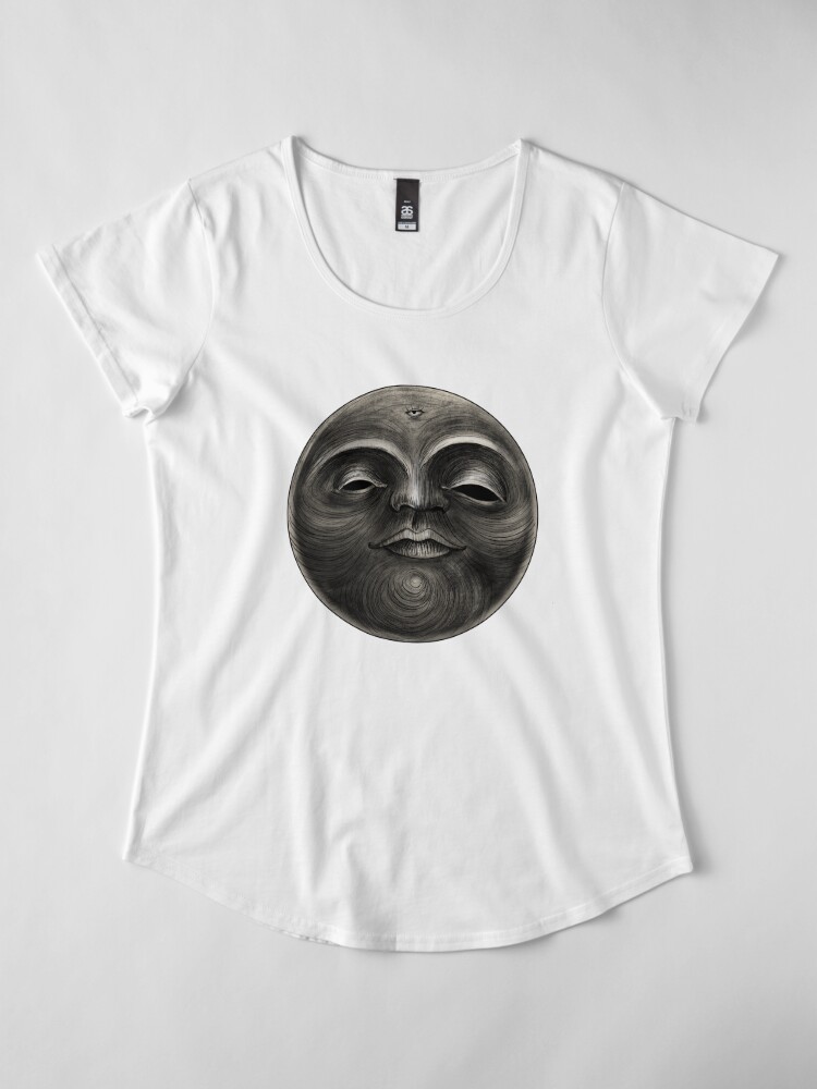 Alternate view of Voodoo moon Premium Scoop T-Shirt