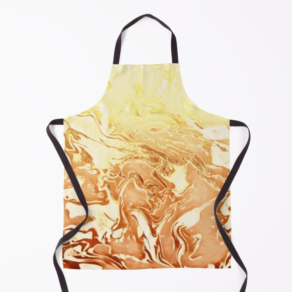 Item preview, Blood Orange - orange yellow and tan gradient abstract swirl pattern and red peel silhouette designed and sold by JaycraveDesigns.