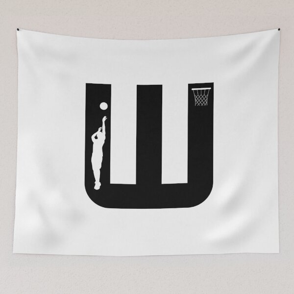 Item preview, Personalized Basketball Initial W designed and sold by TheFamilyVan.