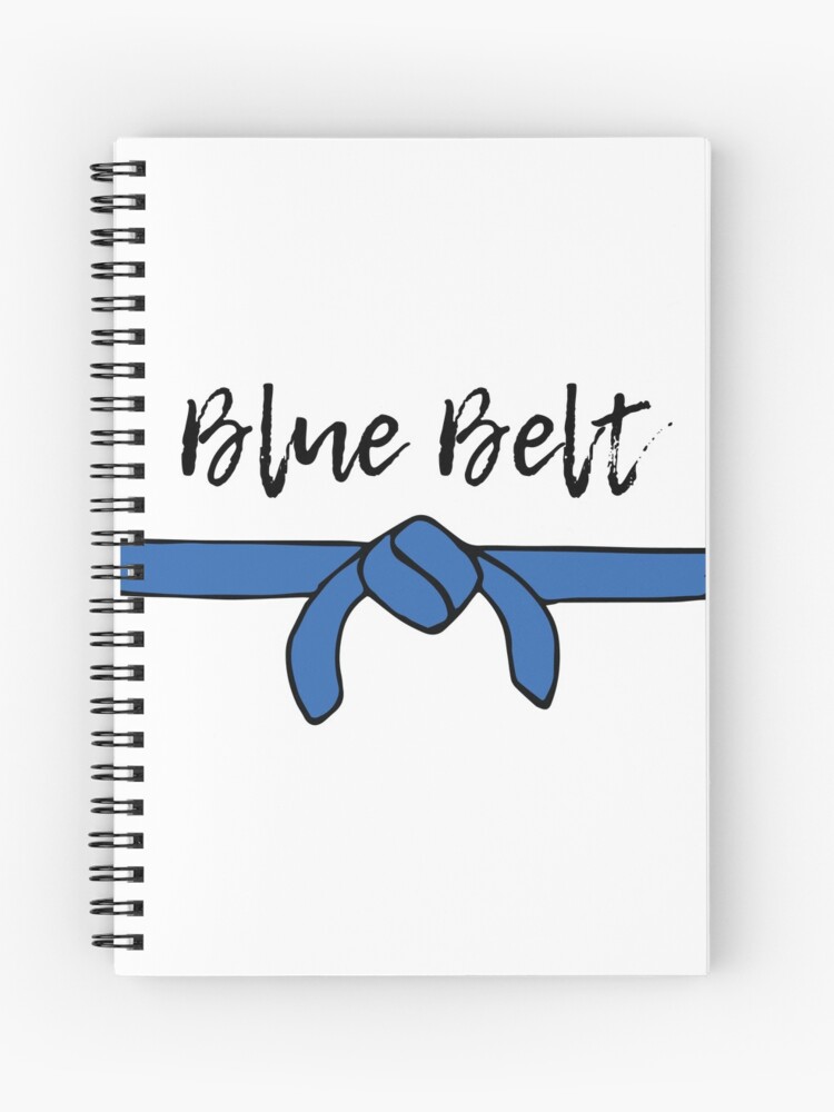 Blue Belt Martial Arts Gift Idea, Karate, Tae Kwon Do, Judo | Spiral  Notebook