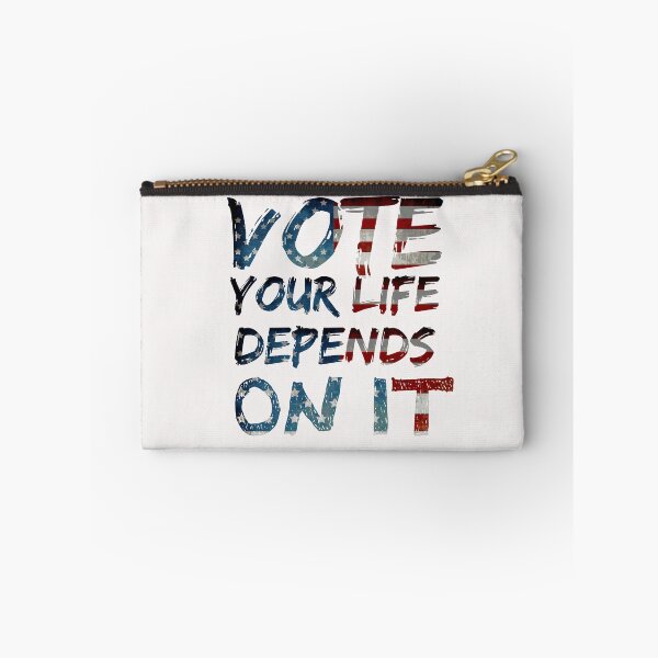 Item preview, vote your life depends on it american flag designed and sold by Hannah  Pillic.
