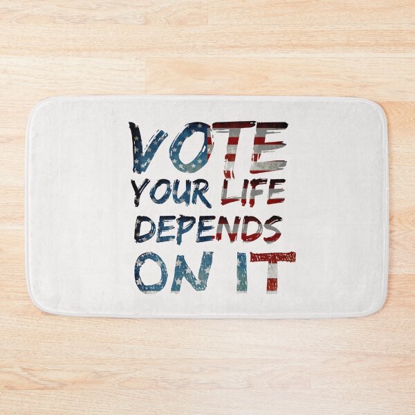 Item preview, vote your life depends on it american flag designed and sold by Hannah  Pillic.
