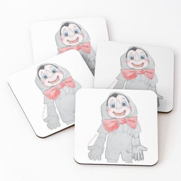 Item preview, LOOK! No Strings... PINOCCHIO (Original Pencil Drawing by ACCI) designed and sold by VanyssaGraphics.