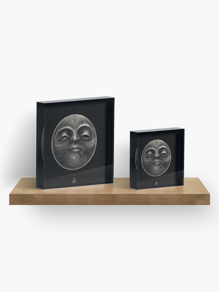 Alternate view of Voodoo moon Acrylic Block