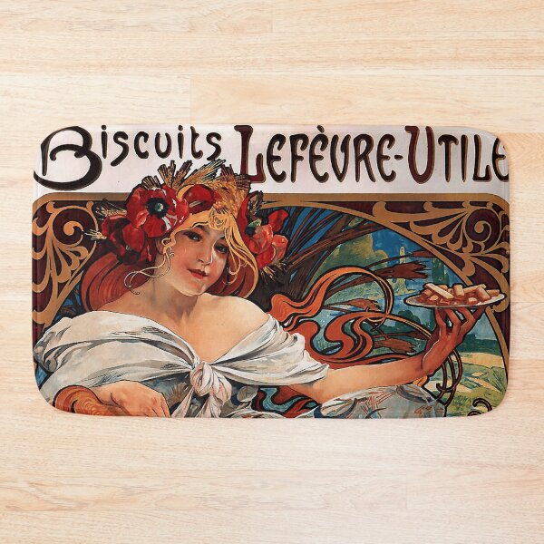 Item preview, Biscuits Lefevre Utile - Alphonse Mucha - 1896 designed and sold by CJET.