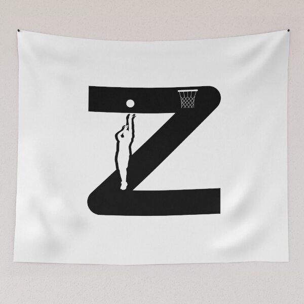 Item preview, Personalized Basketball Initial Z designed and sold by TheFamilyVan.
