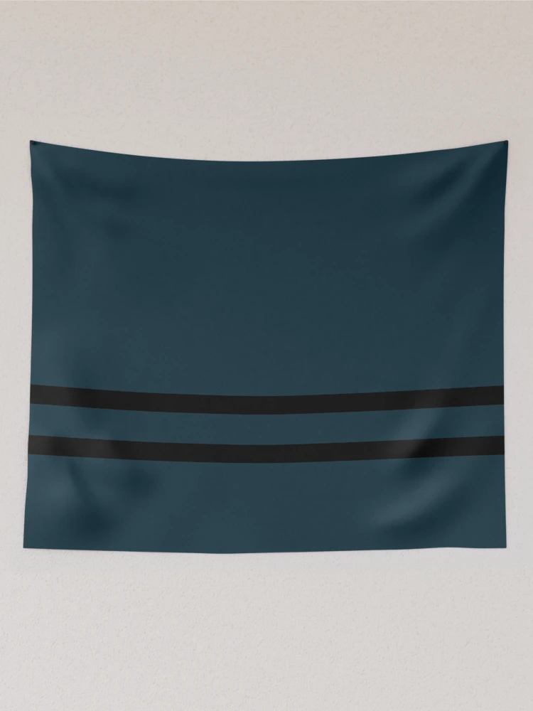 Thumbnail 2 of 3, Tapestry, Simple Blueberry Color Line Design designed and sold by aurielphoenix.