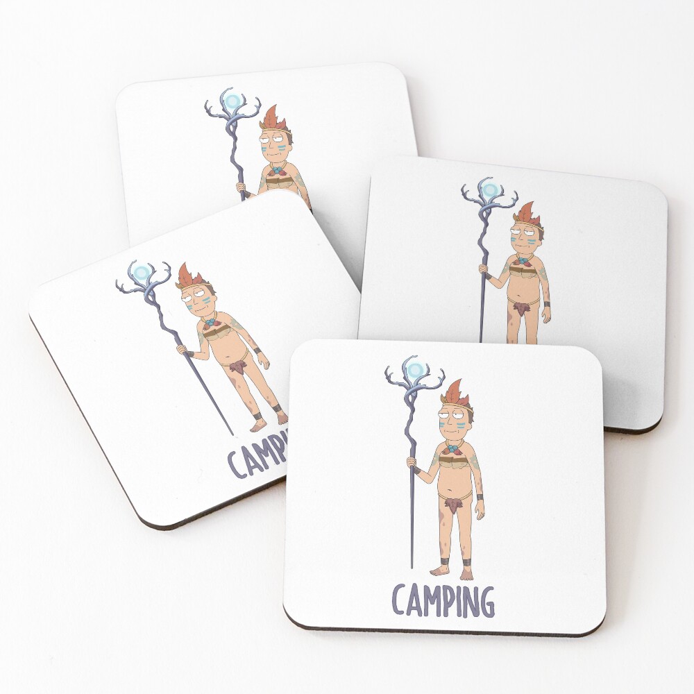 Rick and Morty - Camping Coasters (Set of 4)