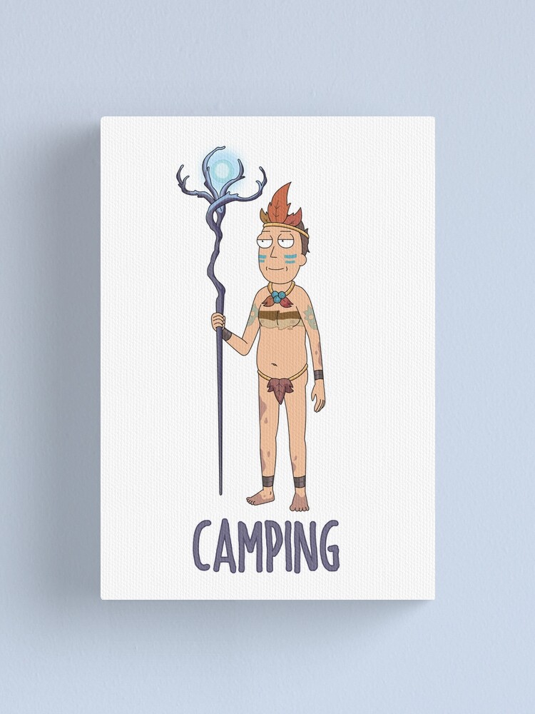 Alternate view of Rick and Morty - Camping Canvas Print