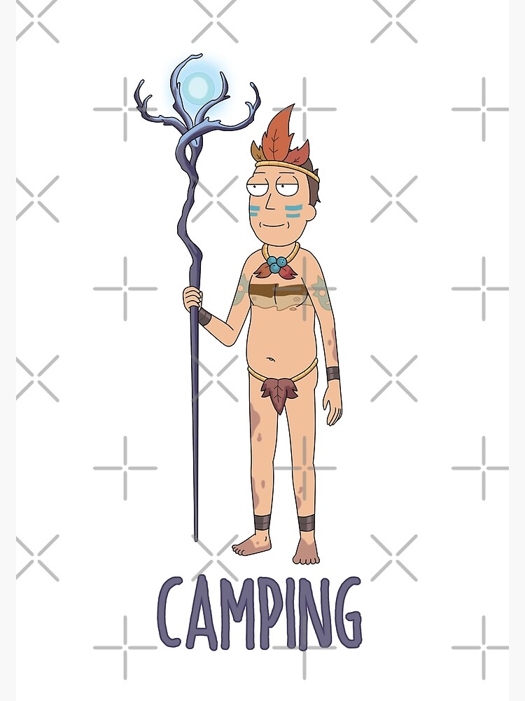 Rick and Morty - Camping by PonchTheOwl