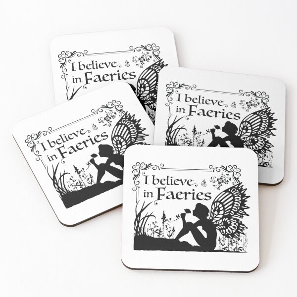 Item preview, I Believe in Faeries Silhouette designed and sold by felinedreams.