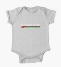 Palestine with Falg T shirts, iphone Covers and Cards Kurzärmeliger Einteiler