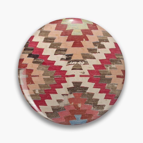 Item preview, Baklava Chevron Star II // 18th Century Authentic Colorful Light Pink Green Blue Accent Pattern designed and sold by vintagepatterns.