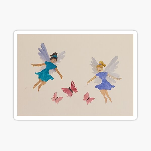 Item preview, Fairies at play oil painting by Tabitha Kremesec designed and sold by Tabitha Kremesec.