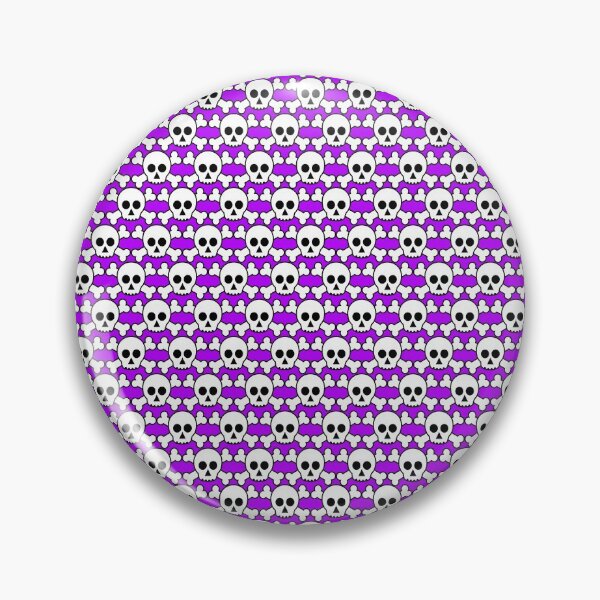 Item preview, Skull and Crossbones pattern, purple designed and sold by William Fehr.